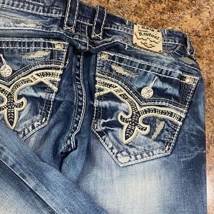 Men’s rock revival jeans